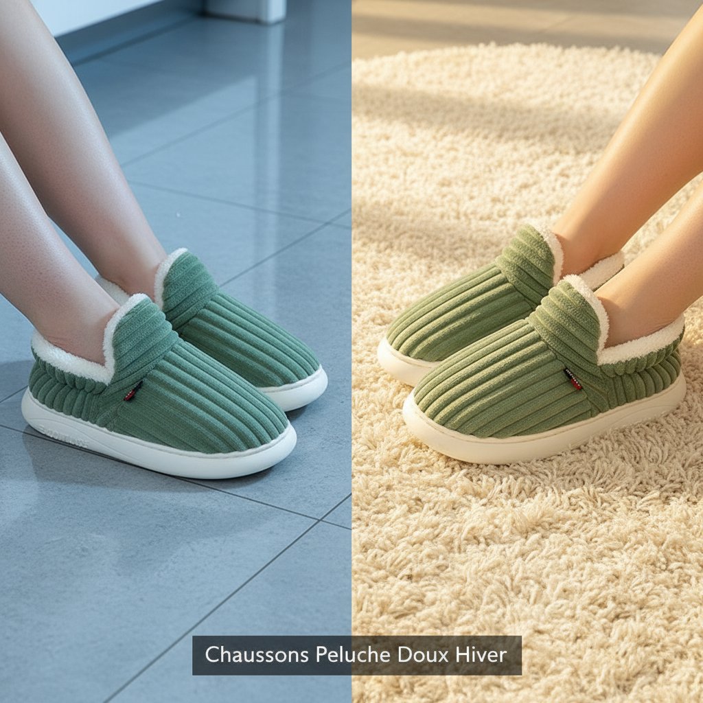 Evshine Soft Sole Slippers For Women Winter Fashion Women Fur Slippers Fuzzy Plush Men Slippers Warm Furry Women Cotton Shoes